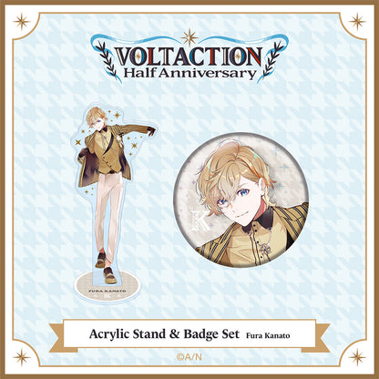"VOLTACTION Half Anniversary" Acrylic Stands & Badge Set