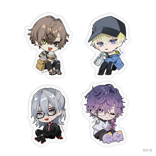 "Luxiem & Noctyx Chibi-Style" Sticker Set Noctyx