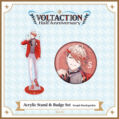 "VOLTACTION Half Anniversary" Acrylic Stands & Badge Set