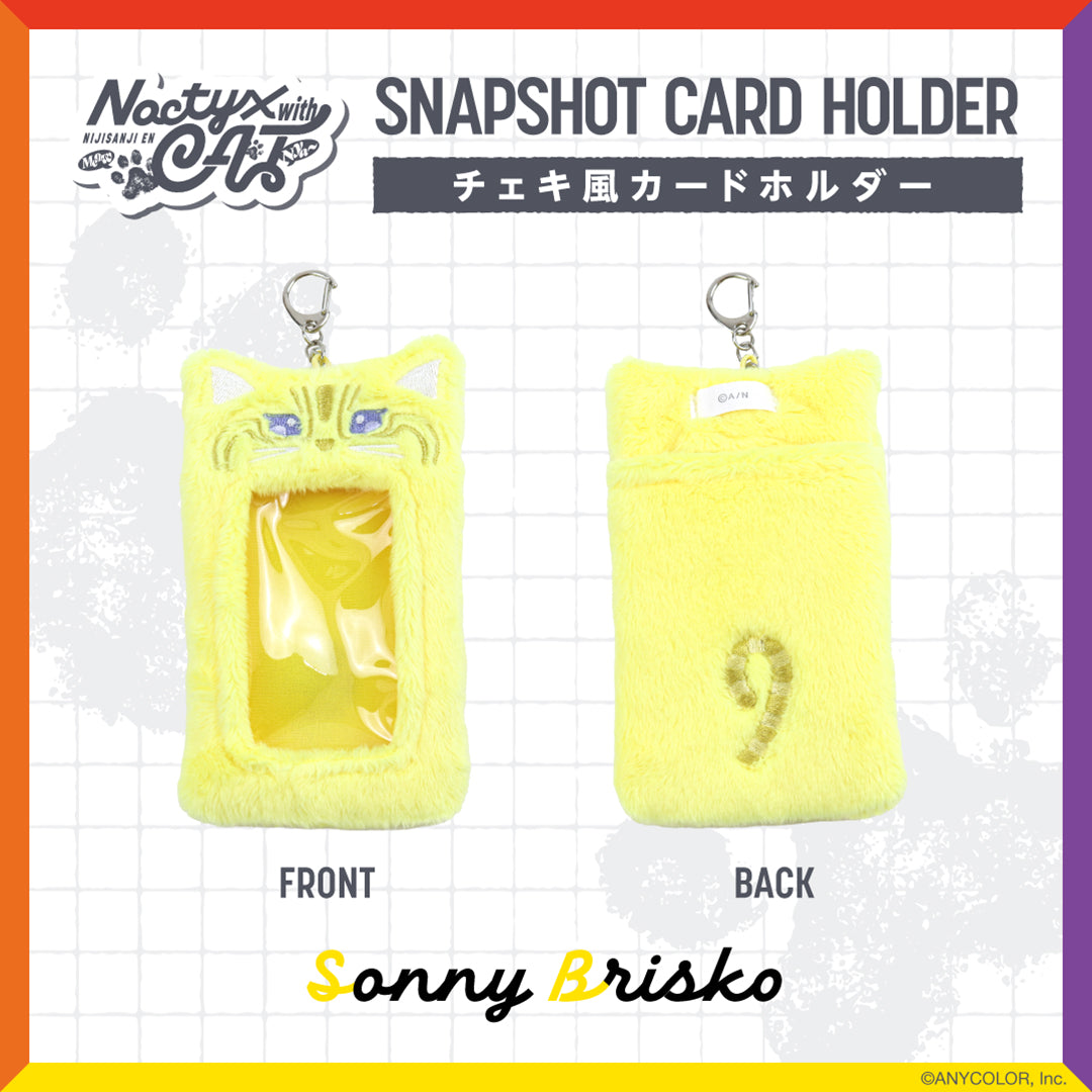 "Noctyx With Cat" Snapshot Card Holder