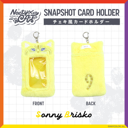 "Noctyx With Cat" Snapshot Card Holder
