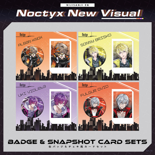 "Noctyx 新图绘" 徽章 & 快照卡套装