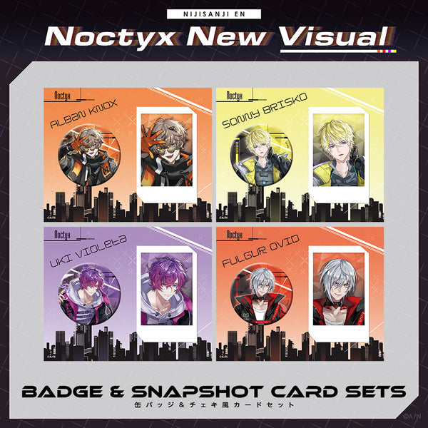 "Noctyx New Visual" Badge & Snapshot Card Sets