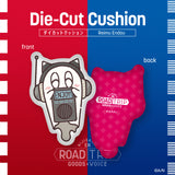 "ROAD TRIP Goods & Voice" Die-Cut Cushion