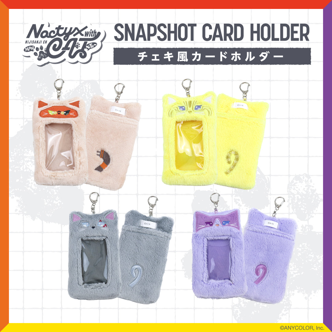 "Noctyx With Cat" Snapshot Card Holder