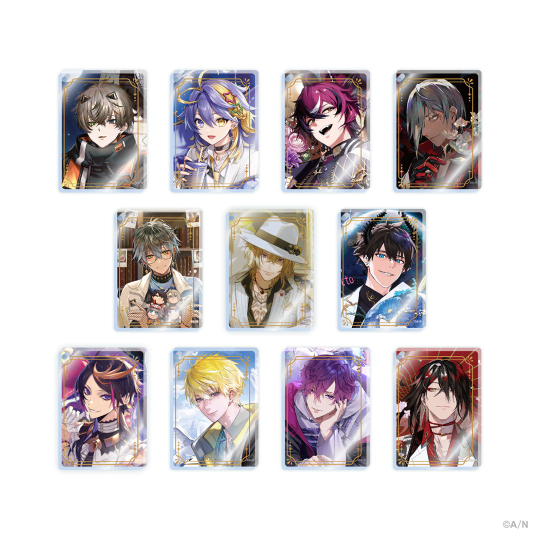 "NIJISANJI EN Nostalgia Collection" Acrylic Block Keychain Group B