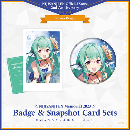 "NIJISANJI EN 纪念品2023" 徽章 & 快照卡套装