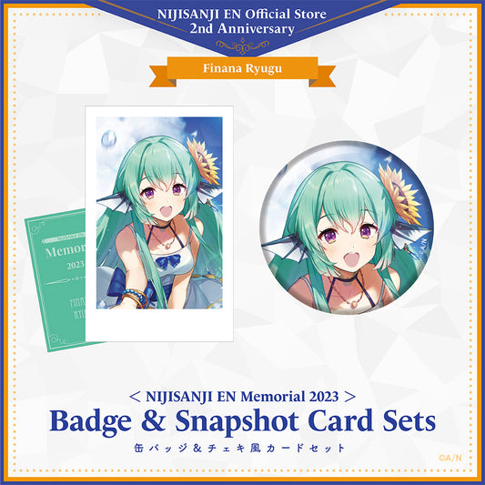 "NIJISANJI EN 纪念品2023" 徽章 & 快照卡套装