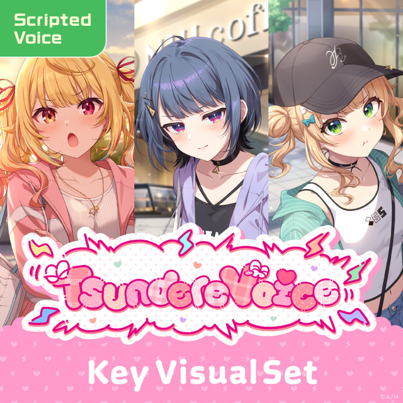 "Tsundere Voice" - Key Visual Set