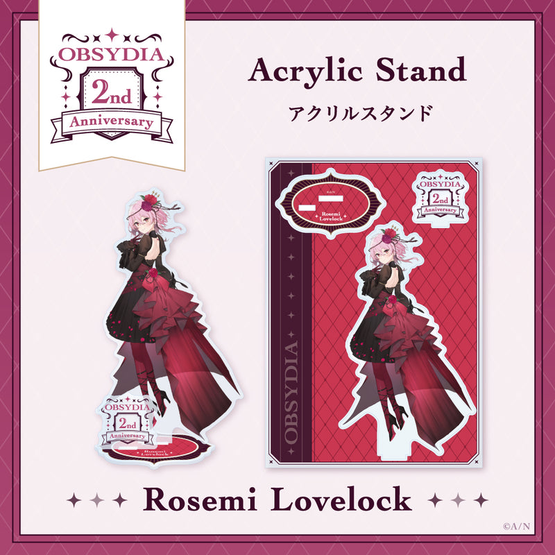 OBSYDIA 2nd Anniversary Acrylic Stand