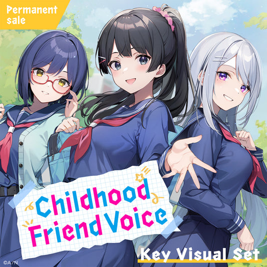 [Permanent Sale] "Childhood Friend Voice" - Key Visual Set
