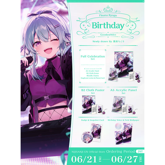 Finana Ryugu Birthday Goods & Voice 2024