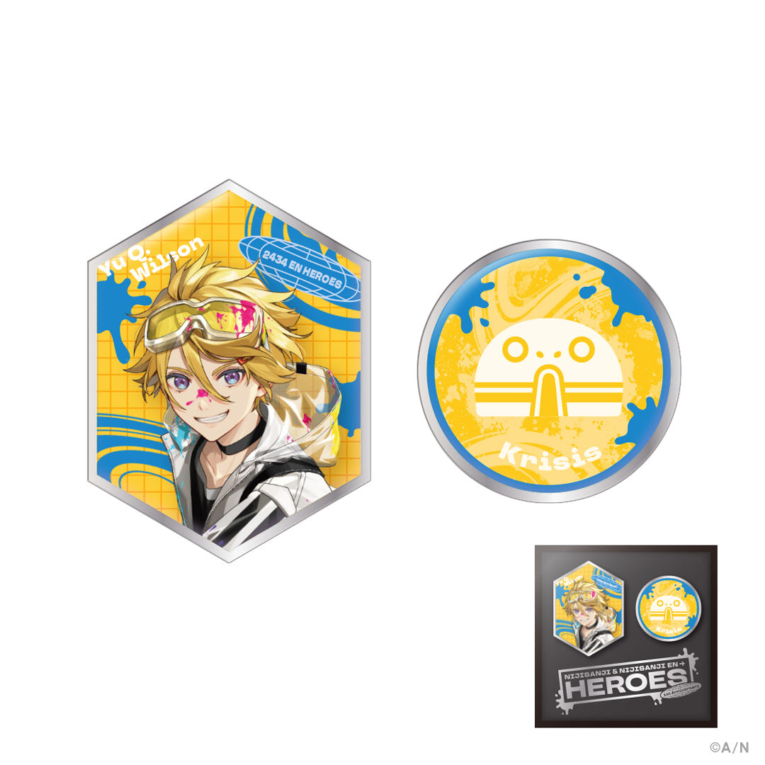 "NIJISANJI & NIJISANJI EN HEROES 1st Anniversary" Pins Set Krisis