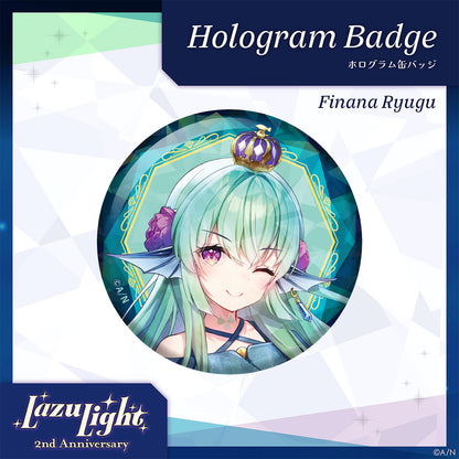 "LazuLight 2周年纪念" 全息图徽章