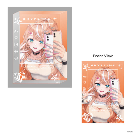 "#HYPE-ME" 分层亚克力砖