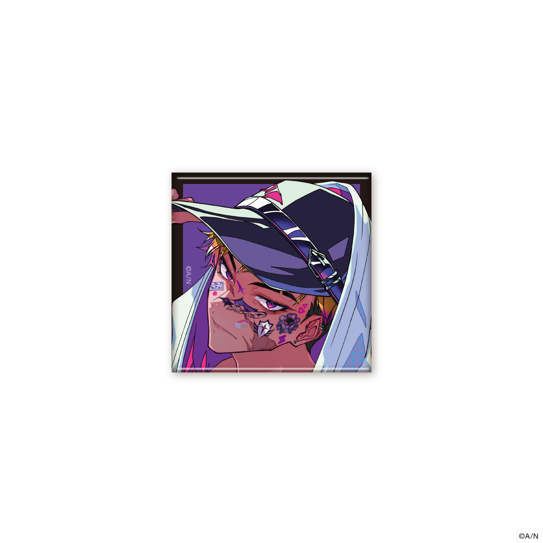 "FACE DECOR COLLECTION Vol.1" Square Badge