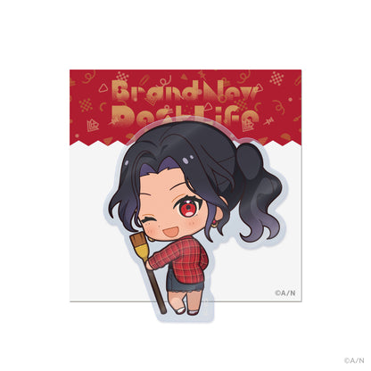 "Brand New Desk Life" Acrylic Memo Stand