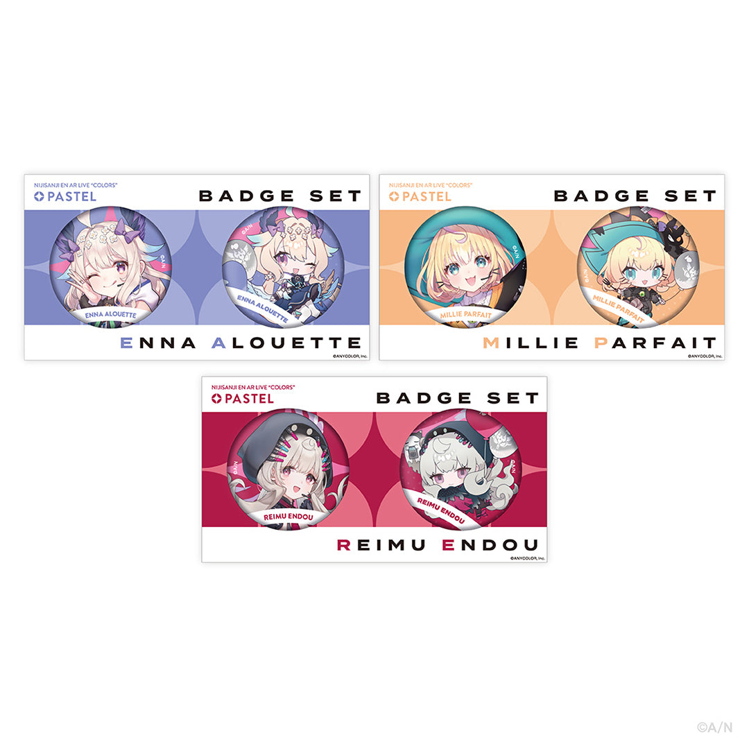[NIJISANJI EN AR LIVE "COLORS"] Badge Set Ethyria