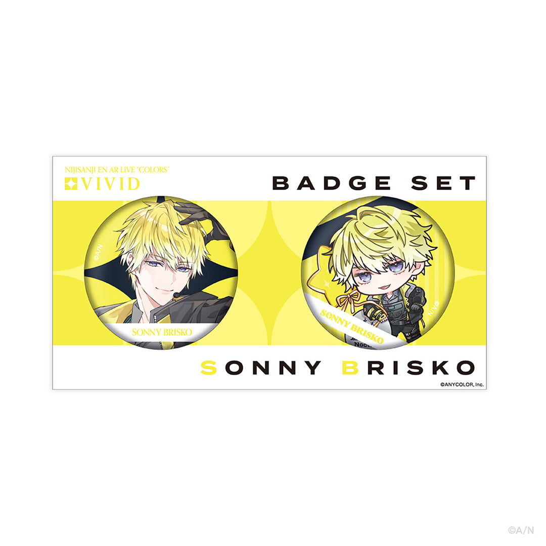[NIJISANJI EN AR LIVE "COLORS"] Badge Set Noctyx