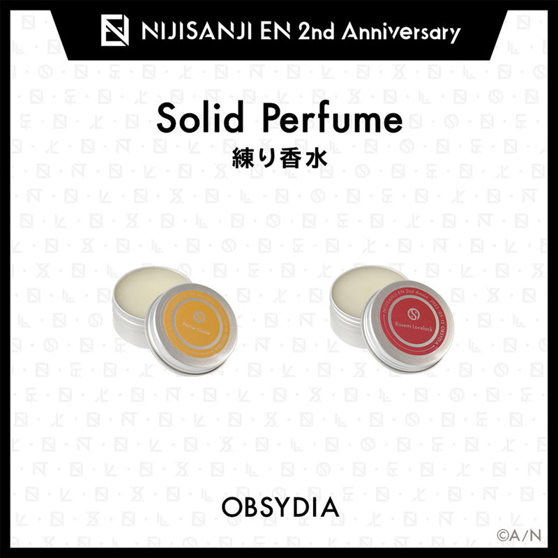 "NIJISANJI EN 2nd Anniversary" Solid Perfume (OBSYDIA)