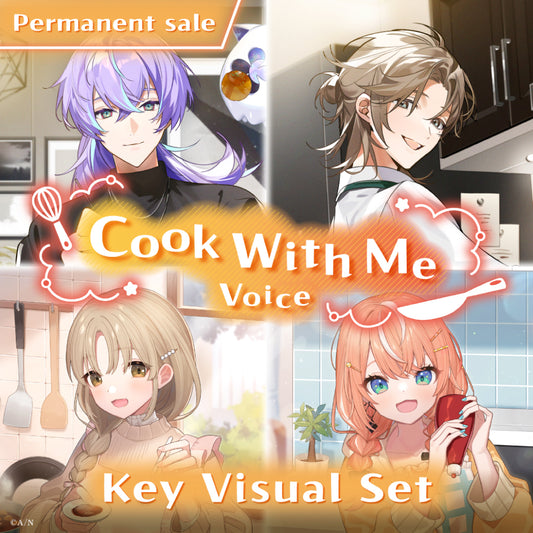 [Permanent Sale] "Cook With Me Voice" - Key Visual Set
