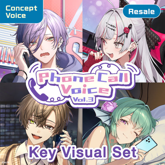 [RESALE] "Phone Call Voice Vol.3" - Key Visual Set
