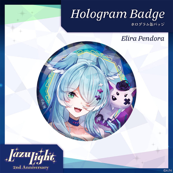 "LazuLight 2nd Anniversary" Hologram Badge