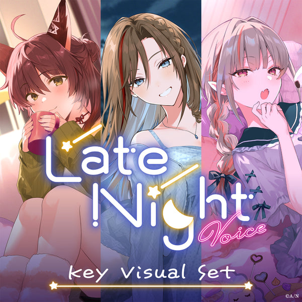 "LateNight Voice" - Key Visual Set