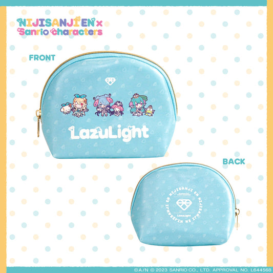 "NIJISANJI EN × Sanrio characters" Pouch LazuLight