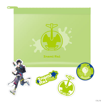 "NIJISANJI & NIJISANJI EN HEROES 1st Anniversary" Clear Pouch & Sticker Set Dytica