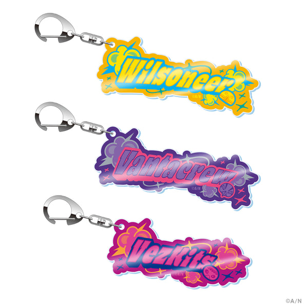 "Krisis Comic Style" Fan Name Keychain