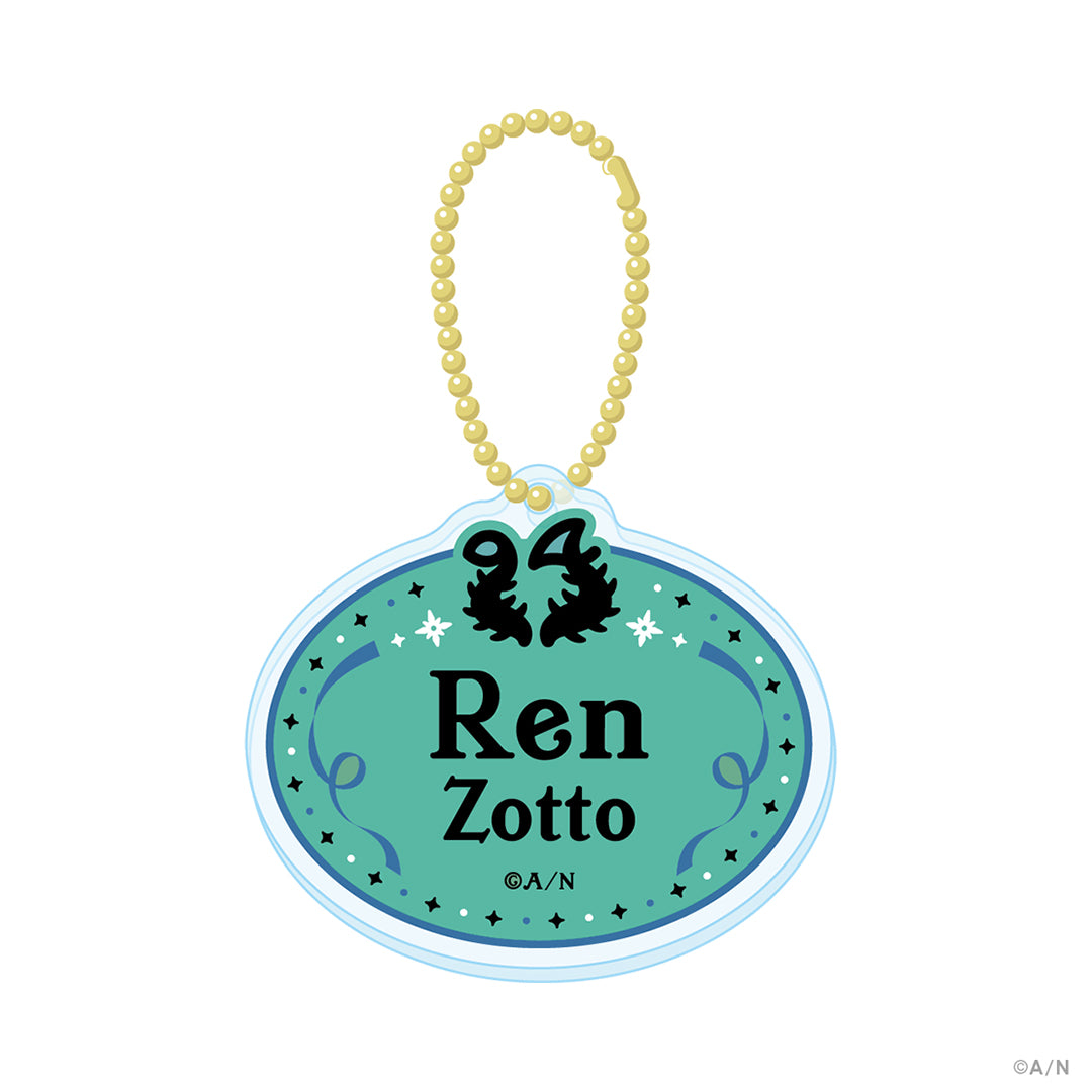 "NIJISANJI EN 欢迎来到EN乐园 ! " 亚克力名牌钥匙扣