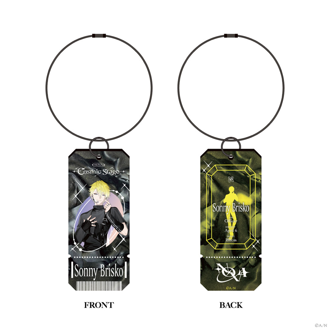 "NØVA -Cosmic Stage-" Ticket-Style Acrylic Keychain