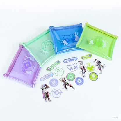 "NIJISANJI & NIJISANJI EN HEROES 1st Anniversary" Clear Pouch & Sticker Set Dytica