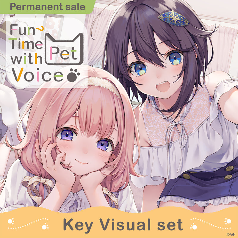 [Permanent Sale] "Fun Time with Pet Voice" - Key Visual Set