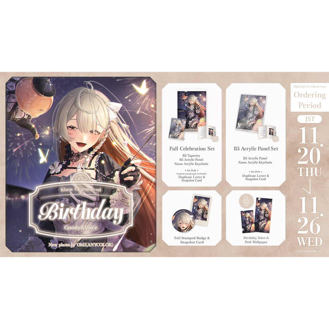 Birthday Goods & Voice 2025 – NIJISANJI EN Official Store