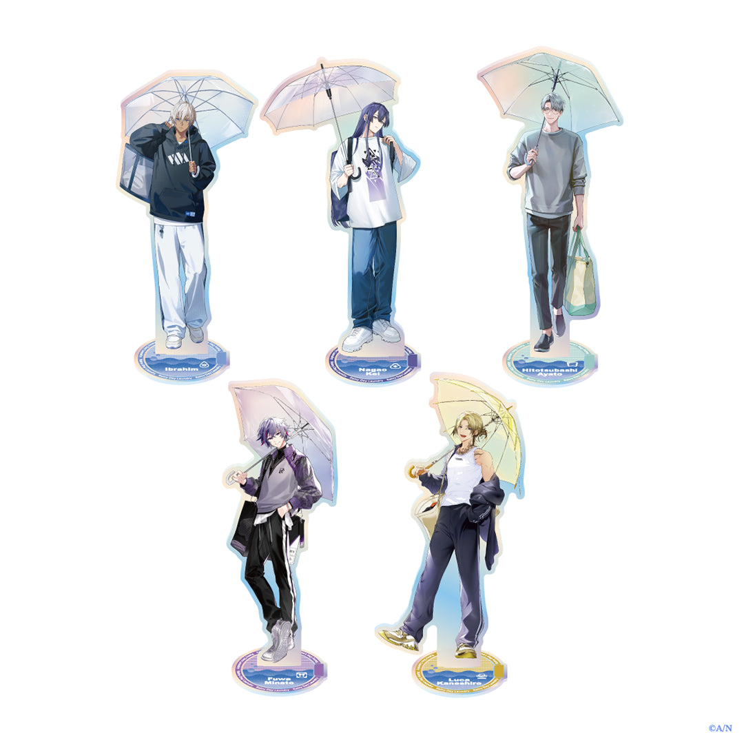 "Rainy Day Laundry" Aurora Foiled Acrylic Stand