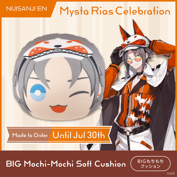 "Mysta Rias Celebration" BIG Mochi-Mochi Soft Cushion