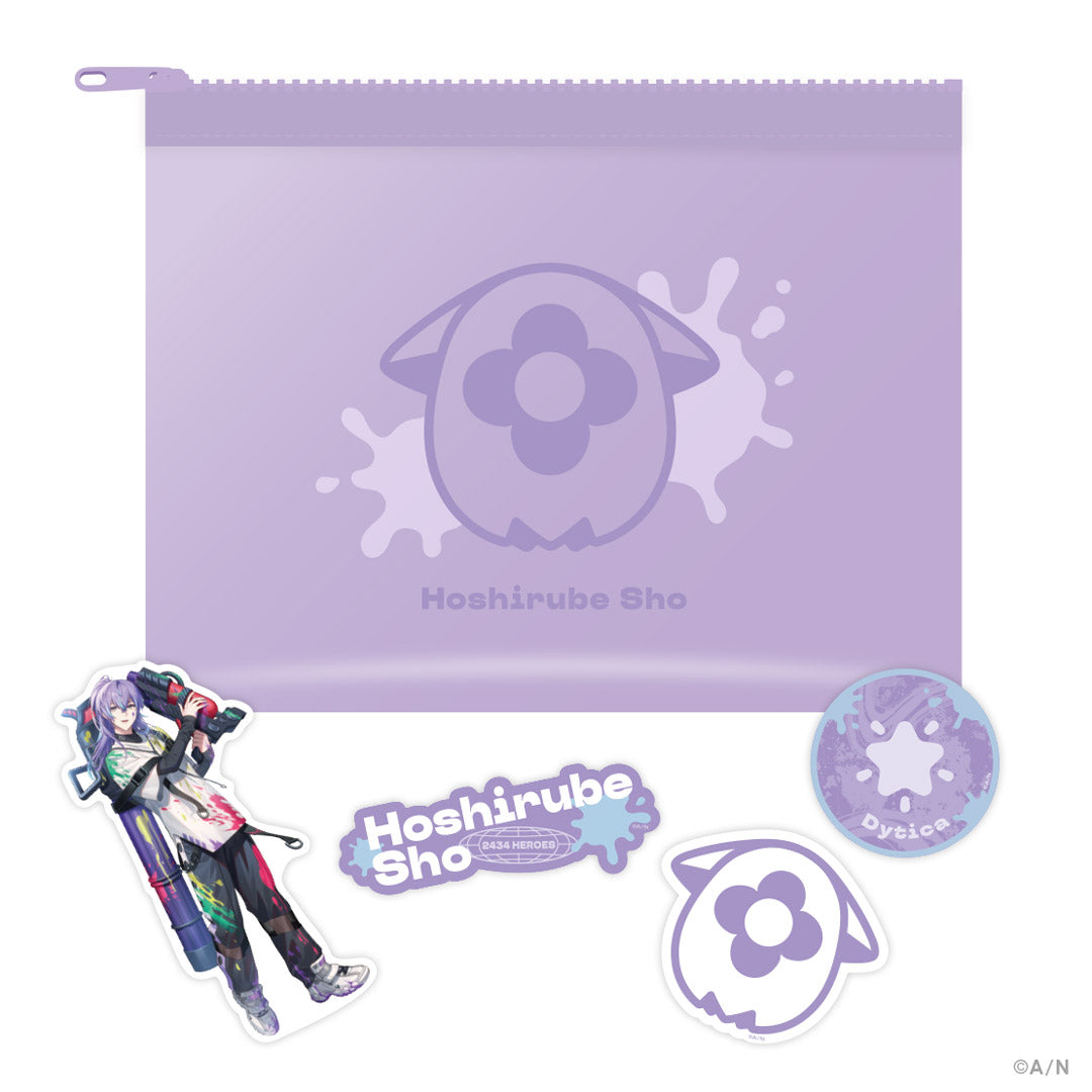 "NIJISANJI & NIJISANJI EN HEROES 1st Anniversary" Clear Pouch & Sticker Set Dytica