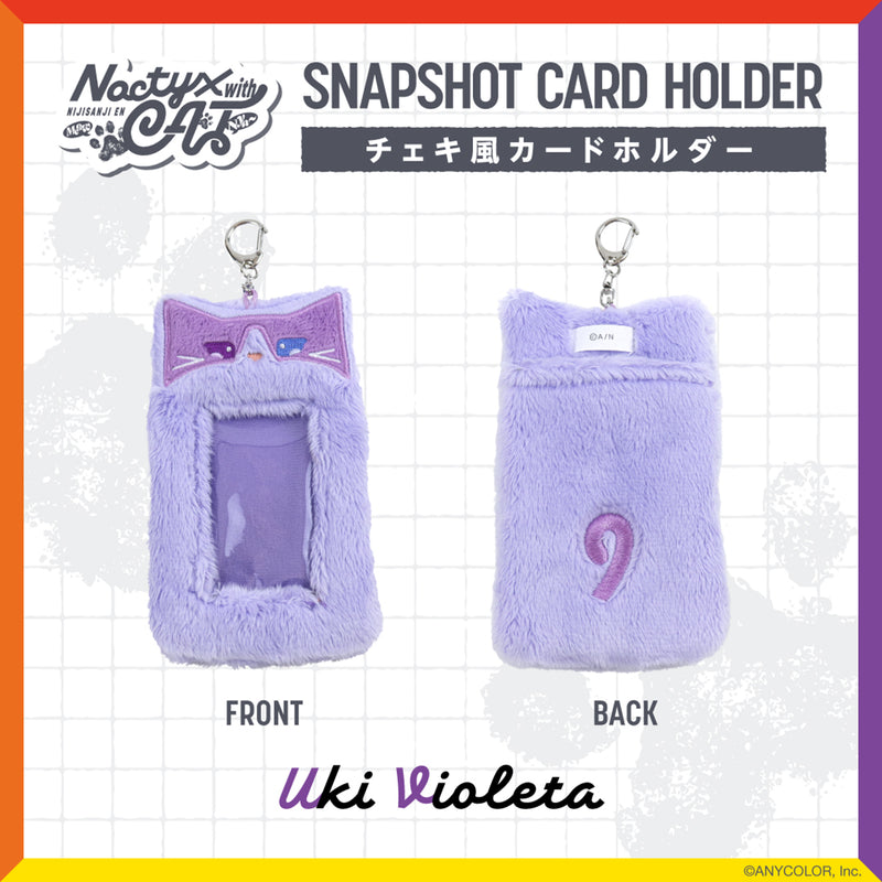 "Noctyx With Cat" Snapshot Card Holder
