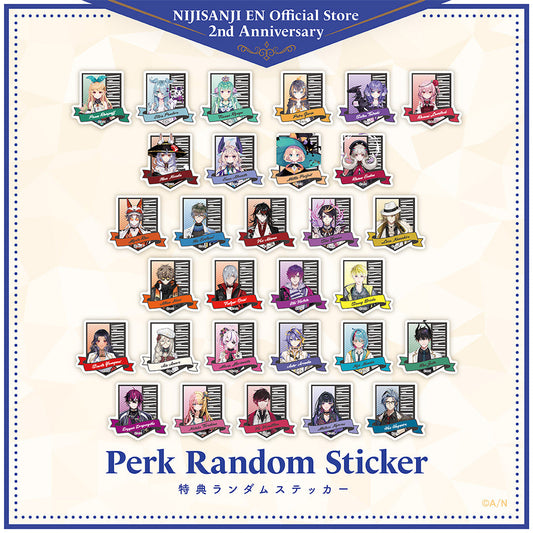 "NIJISANJI EN Official Store 2nd Anniversary" Perk Random Sticker (USA delivery)