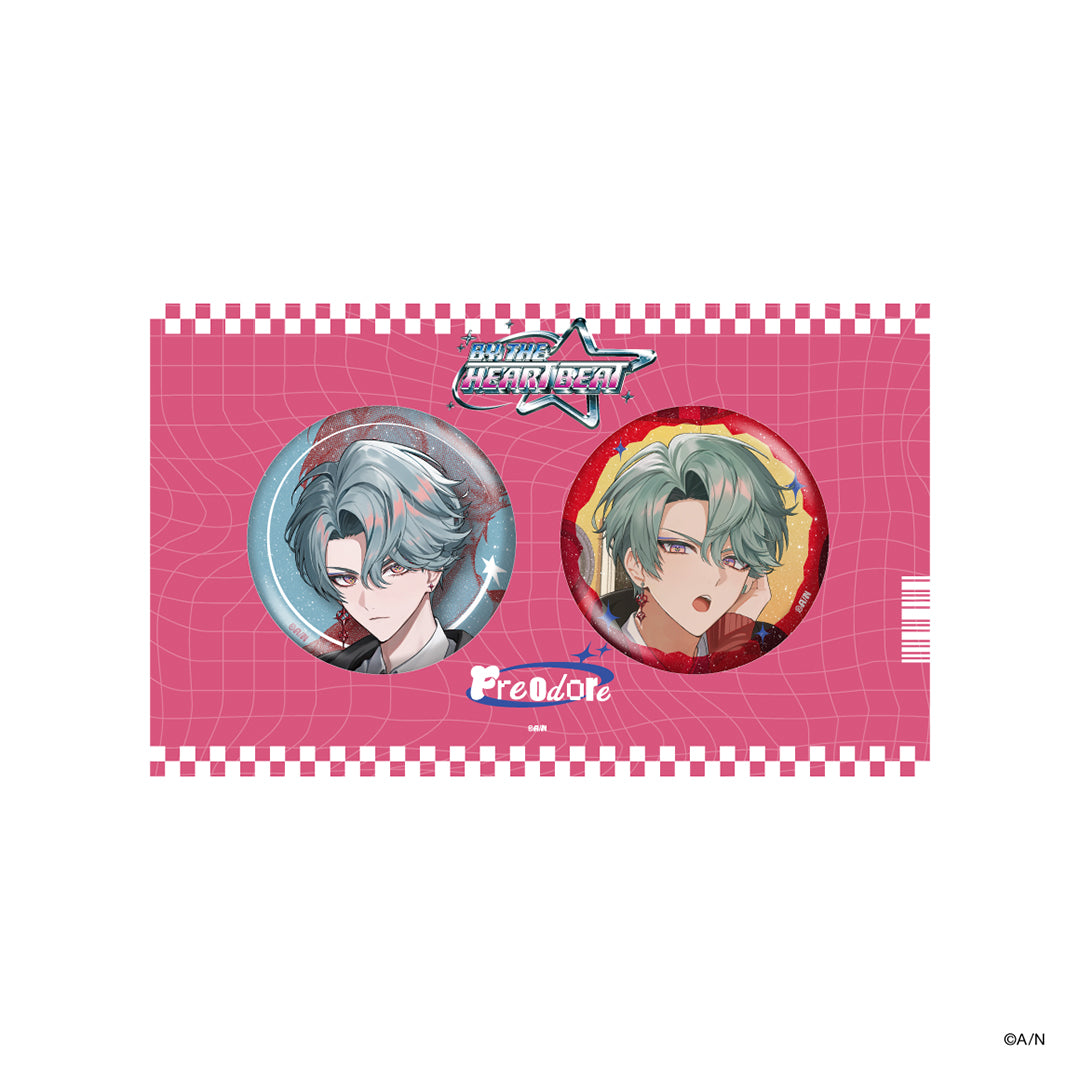 "BY THE HEARTBEAT" Glitter Badge Set