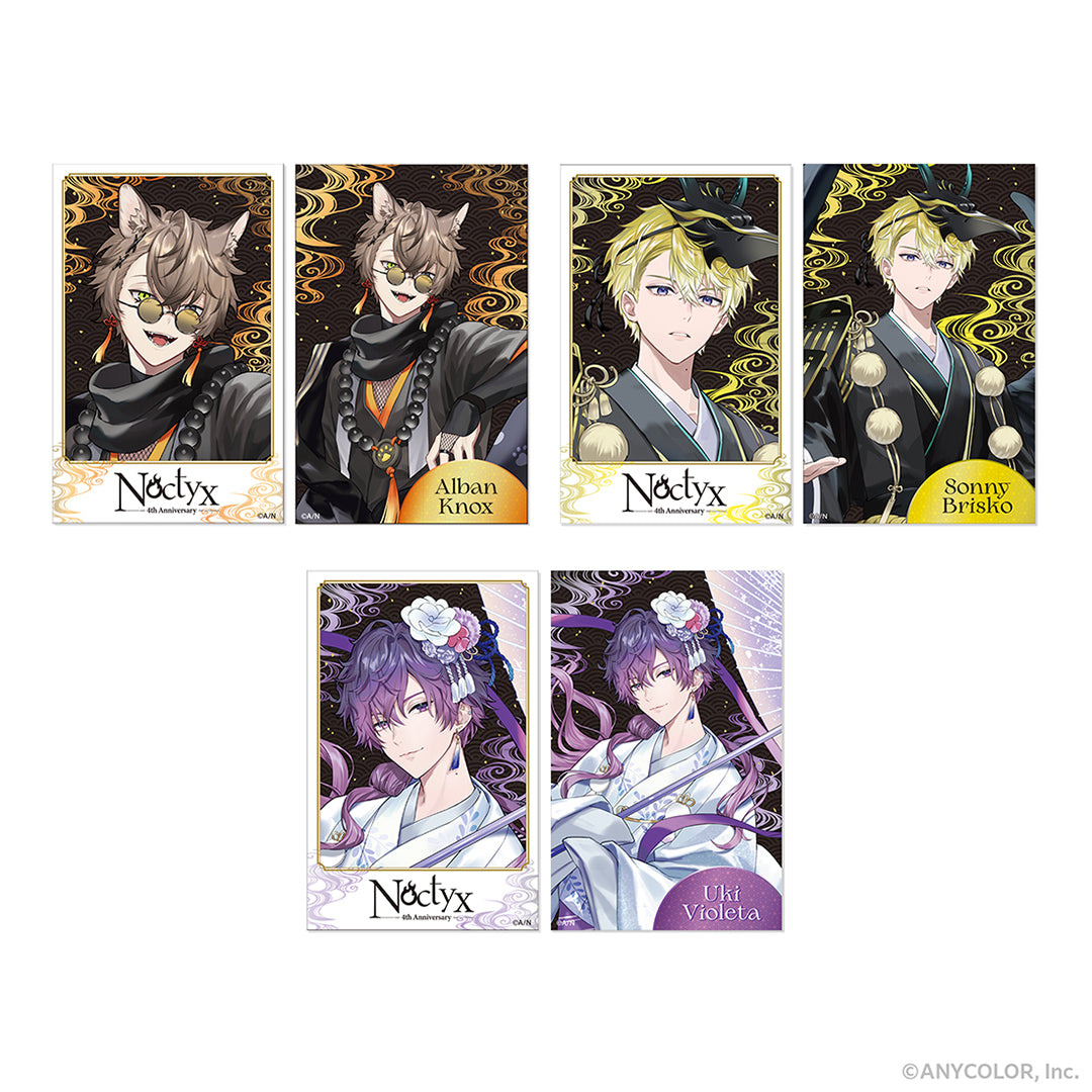 "Noctyx 4th Anniversary" Photo-style Card Set