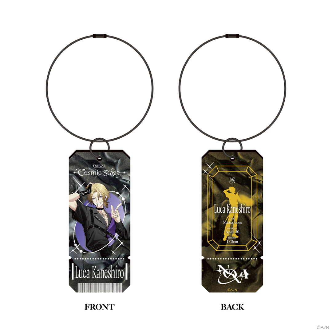 "NØVA -Cosmic Stage-" Ticket-Style Acrylic Keychain
