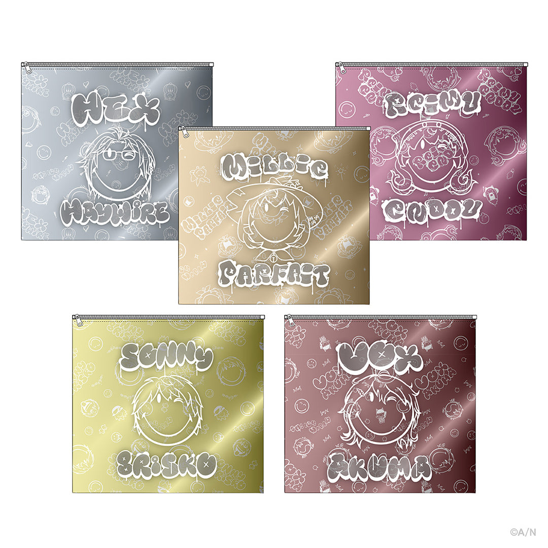 "NIJISANJI EN × SmileyWorld" Clear Pouch