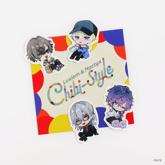 "Luxiem & Noctyx Chibi-Style" Sticker Set Noctyx