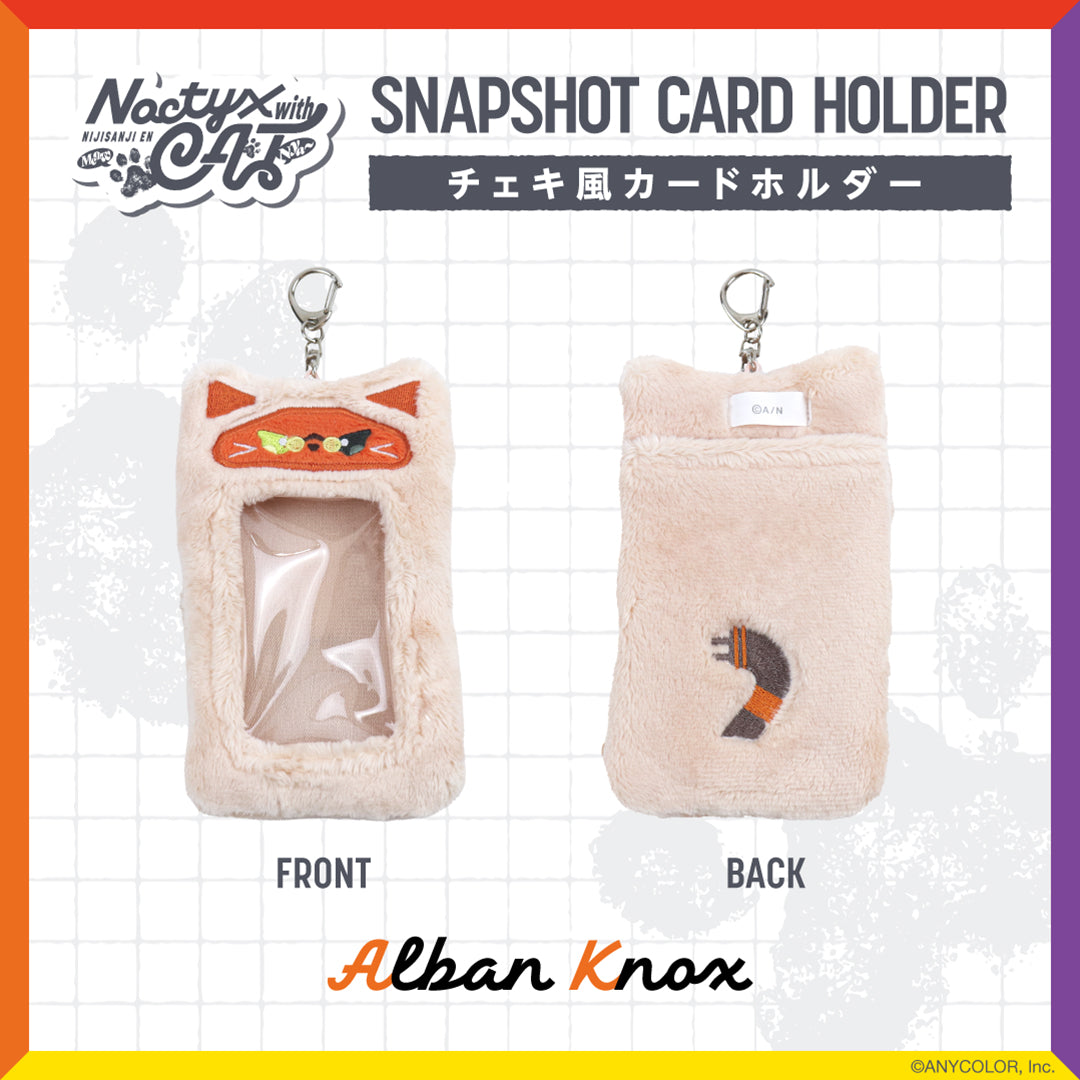 "Noctyx With Cat" Snapshot Card Holder