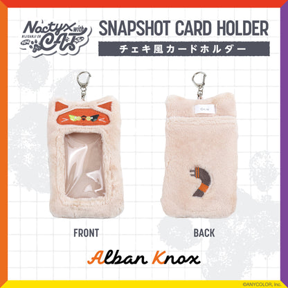"Noctyx With Cat" Snapshot Card Holder
