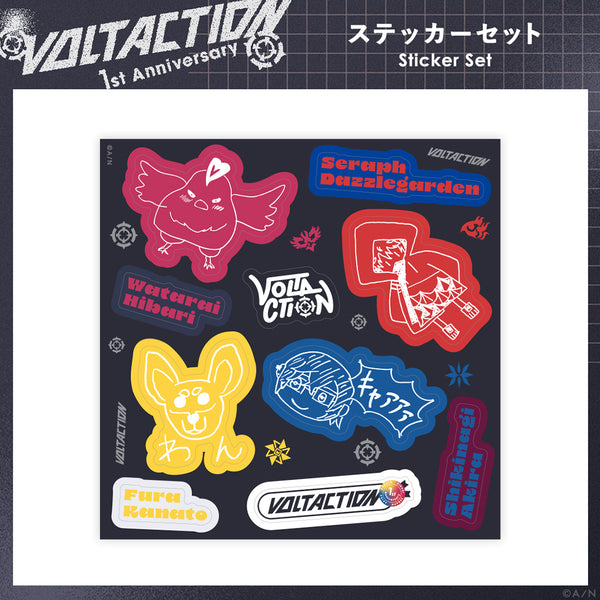 "VOLTACTION 1st Anniversary" Sticker Set