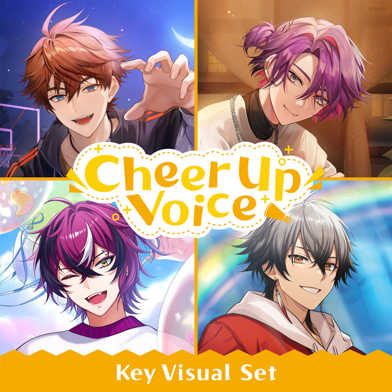 "Cheer Up Voice" - Key Visual Set